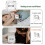 Vibrating DIY Timer Flip Alarm Time Management Timing Reminder(White Black Plane) 3
