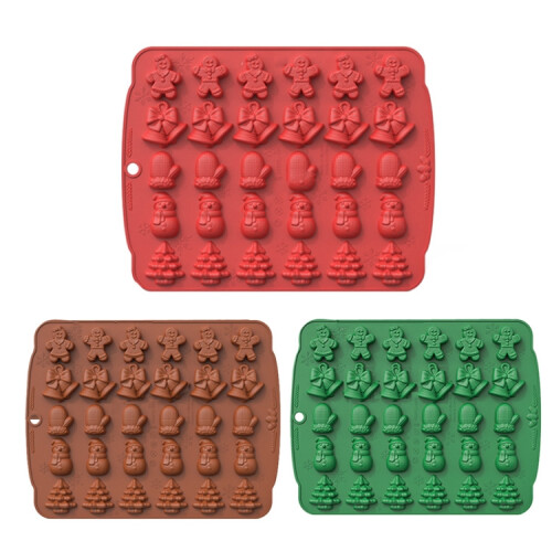 Stampo per torte e barbecue, accessorio natalizio, colore: rosso 1