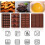 Silicone Baking Tools Cookie Chocolate Waffle Cake Mold,Style: 6-grid Pudding Mold 2