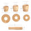 Kitchen Bamboo Garlic Pounder Food Stirrer Without Lid(Large) 3