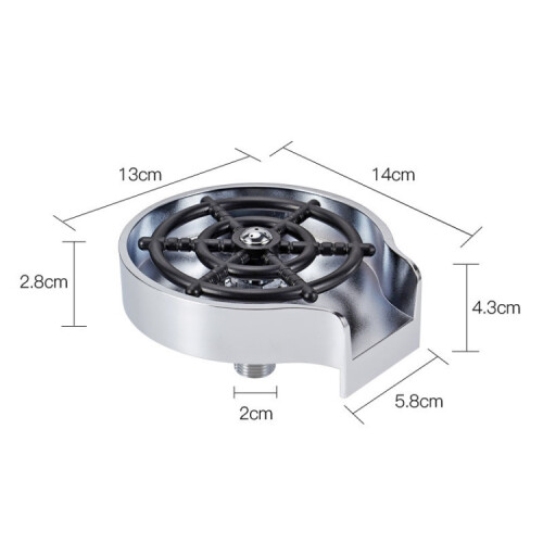 Automatic Faucet High Pressure Spray Washer, Style: Silver 1