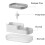 Soap Dispenser Bottle Automatic Liquid Soap Dispenser Kitchen Sponge Brush Storage Box(White) 3