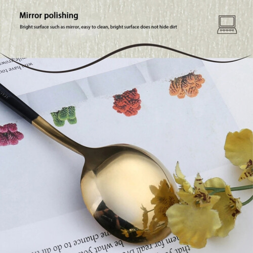 2pcs /Pack Stainless Steel Glossy Mirror Flatware Gift Set, Style: Knife Fork (Silver) 2
