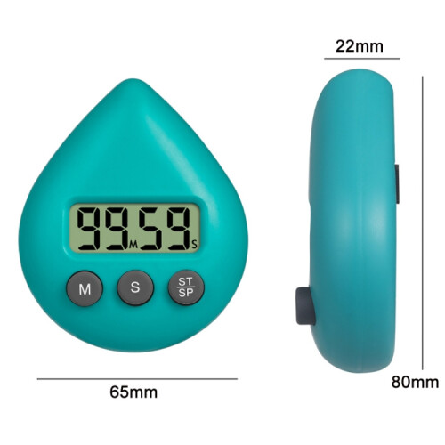 Water Drop Electronic Timer Student Learning Reminder(Green) 2