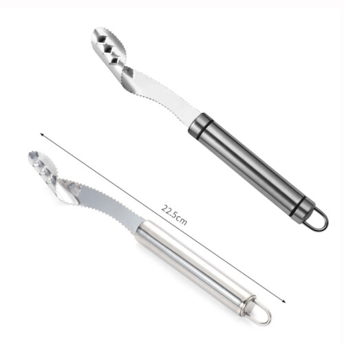 10 PCS Stainless Steel Pepper Seed Decator Fruit Kernel Knife Diplonema Handle 1