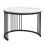 High Gloss Modern Round Nesting Coffee Table with Marble Pattern Top 9