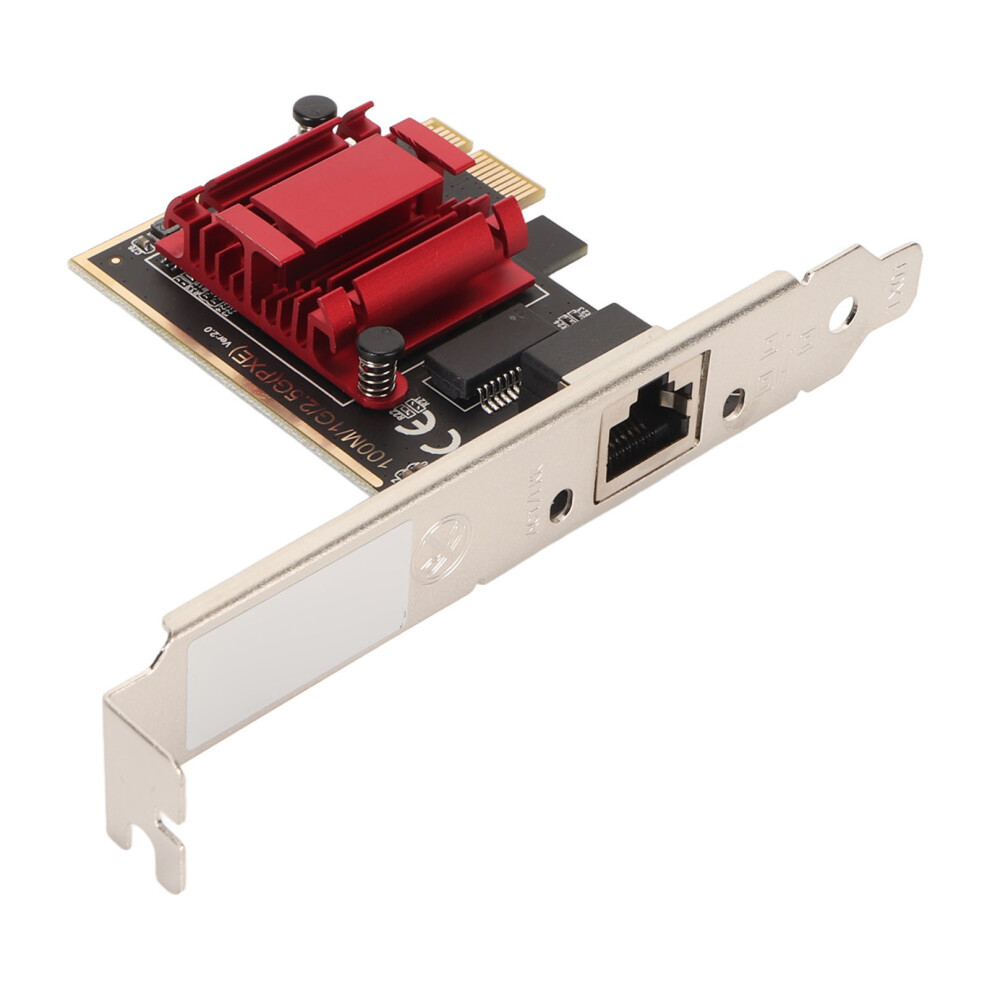 Rtl8125b 2.5G Pcie X1 Rj45 Network Adapter Black 8281393484789
