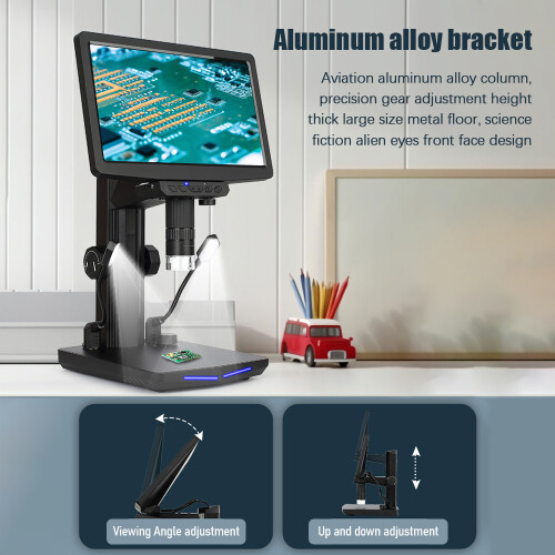 48MP USB Microscope 10.1-inch IPS Screen 32G TF 1
