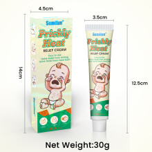 Crema para el calor espinoso y la picazón para niños con sudor de verano y cuidado de la piel para el calor espinoso