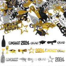 2 Bags of Graduation Confetti 2024 Congrats Grad Confetti Graduation Party Decorative Confetti New Arrival