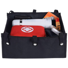 Rollator Bag with Secure Buckle Attachment, MultiPocket Organizer Under Seat Storage for Walker