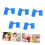 5pcs Chopstick Helper Clips  Plastic Training Aid for Kids, Reusable Training Chopstick Clips 4