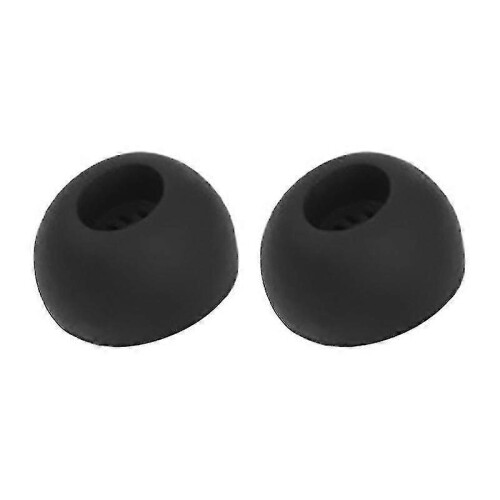 (M, Black) 1 Pair Ear Tips Soft Silicone Avoid Falling Off Replacement Earbuds Plugs Cover Compatible Huawei Freebuds 4i