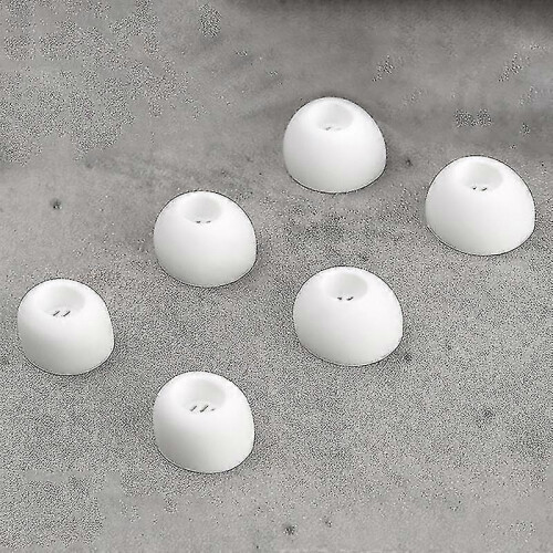 (M, Black) 1 Pair Ear Tips Soft Silicone Avoid Falling Off Replacement Earbuds Plugs Cover Compatible Huawei Freebuds 4i 2
