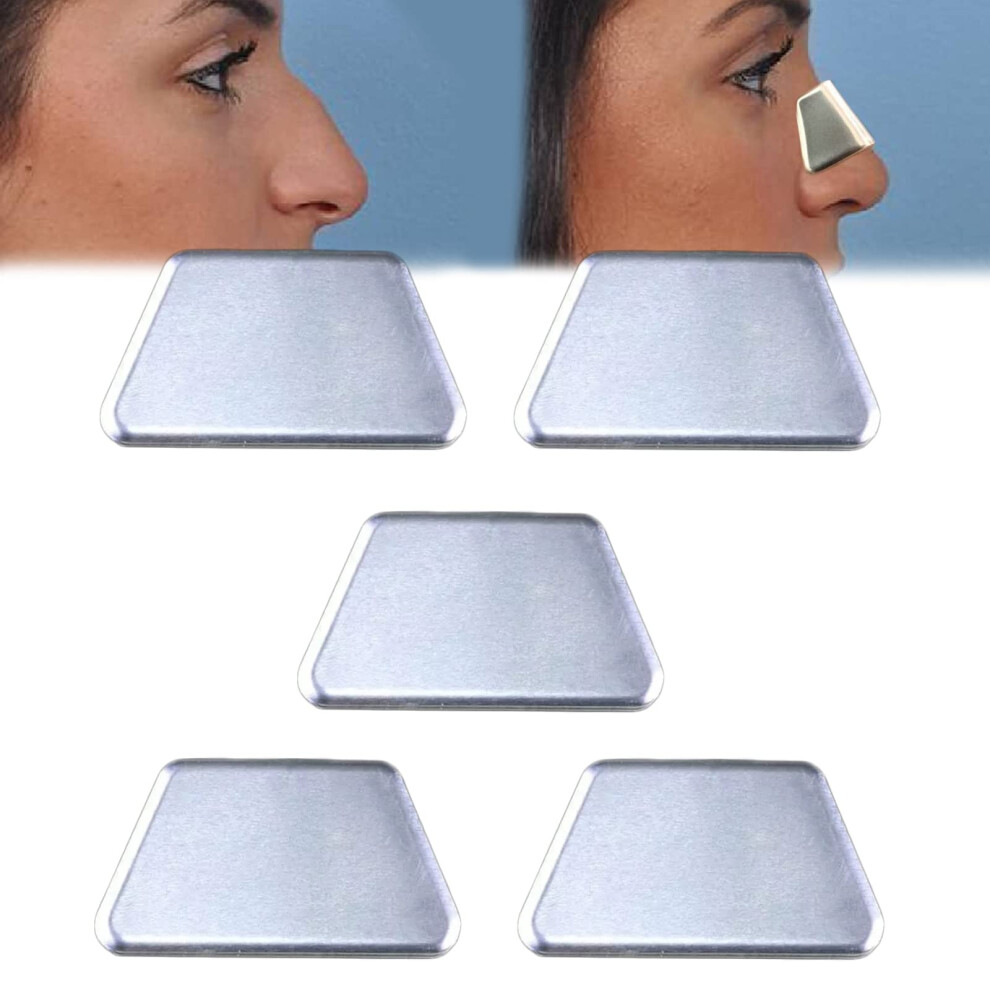 Silver Aluminum Nose Splint For Rhinoplasty And Septoplasty Recovery, External Nasal Support, L