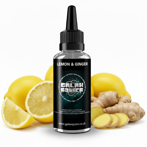 Lemon and Ginger 100ml E-Liquid No Nicotine Vape