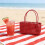 Moderne Handtasche mit Netzmuster, Strandtasche für Arbeit-Grün 5