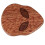 Type A Skull Guitar Pick - Sapele Solid Wood 3