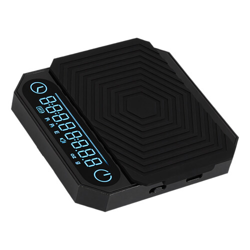 Highly Exact 0.1g Digital Coffee Measuring Tool Showing-Black