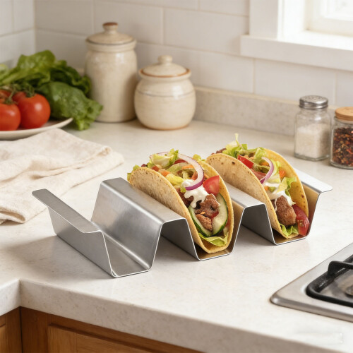2 Pack Functional Corn wrap Stands constructed From Durable 1