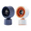 ABS produced Small Desk Fan With Appealing Appearance-White 2