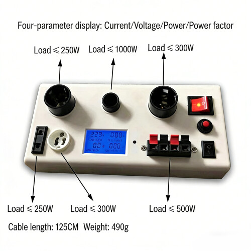 LED-Lichttester E27/E14/GU10-Sockel Vier-Meter-Anzeige zur 2
