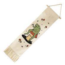 Tassels Tapestry Long Vertical Wall Hangings Home Art-M03162
