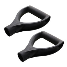 D Shape Y Shape Plastic Shovel Handle Grip For-Black D 32mm