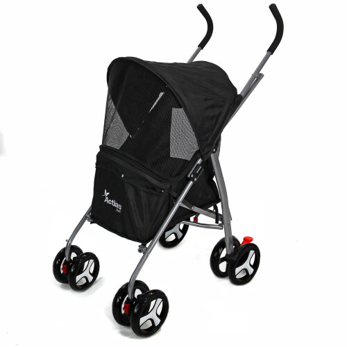 Actiaspet Black Pet Stroller Folding Pushchair 1