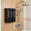Modern Shower Soap Dispenser Large Capacity No Drilling-White 4