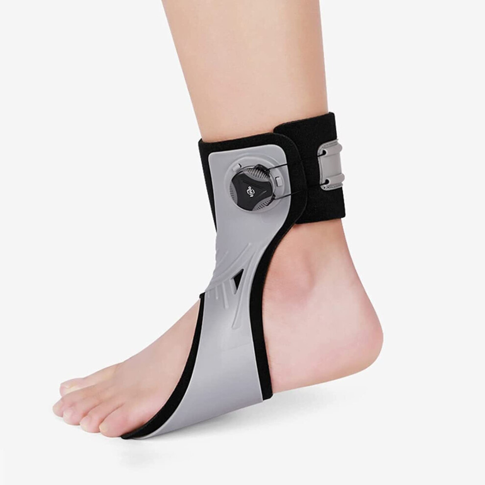 Adjustable Drop Foot Brace for Walking Shoes, Breathable Ankle Foot Orthosis for Stroke Recovery