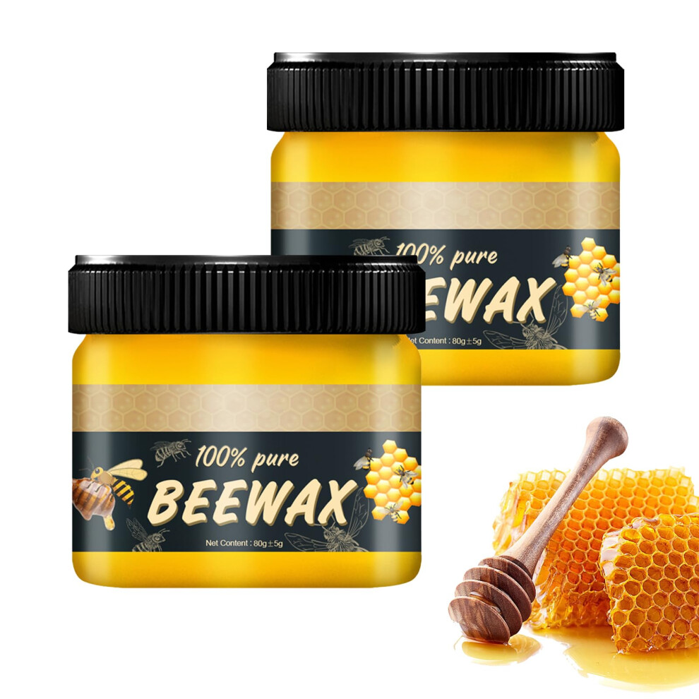 Beeswax Furniture Polish 80G, Waterproof Wood Protection And Conditioner Restores Natural Shine 9771547675884