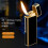 Butane Lighter with Ergonomic Slide Ignition, Adjustable Flame Refillable Torch for Candle, BBQ, Camping, Kitchen Use 3