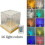 Celestial Lamp, Northern Lights Cube Lamp, 16 Colors Wave with Remote Control, Rechargeable 4