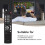 RC020SR Remote for AV Receiver - ABS, 2x AAA 2