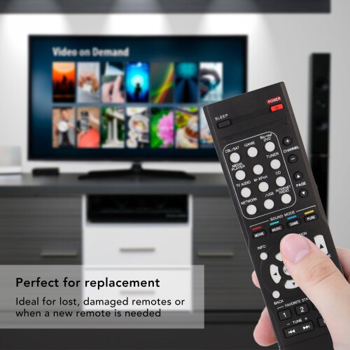 RC020SR Remote for AV Receiver - ABS, 2x AAA 2