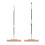 Large Adjustable Silicone Floor Cleaning Squeegee and Telescopic Broom for Bathroom Kitchen Windows 4