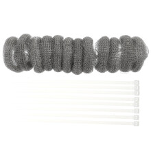 12 Sets Washing Machine Lint Trap for Drain Hose, Reusable Mesh Filter, AntiClog Durable Design