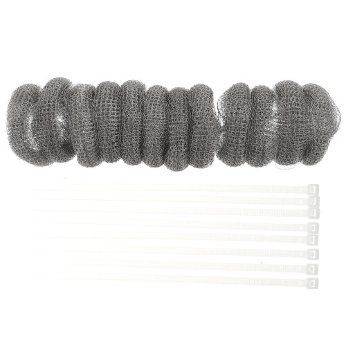 12 Sets Washing Machine Lint Trap for Drain Hose, Reusable Mesh Filter, AntiClog Durable Design
