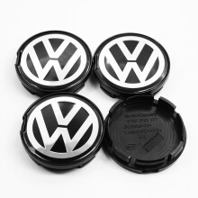 (v-w Modelo 7 55mmYT) ABS 4 piezas 55mm 56mm 65mm 70mm 76mm Tapas centrales de rueda para VW Jetta M