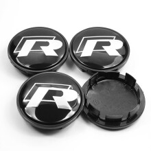 (Modelo R 1 65mmYT) ABS 4 piezas 55mm 56mm 65mm 70mm 76mm Tapas centrales de rueda para VW Jetta MK5