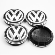 (v-w Modelo 4 65mmYT) ABS 4 piezas 55mm 56mm 65mm 70mm 76mm Tapas centrales de rueda para coche VW J