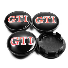 (GTI Modelo 2 65mmYT) ABS 4 piezas 55mm 56mm 65mm 70mm 76mm Tapas centrales de rueda para VW Jetta M