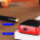 Dual Flame Butane Lighter Windproof Blue Flame Refillable Metal Torch with LED Light and Adjustable Flame Size 5