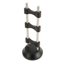 HiFi Cable Rack Aluminum Alloy 9.8in x 3.9in Black