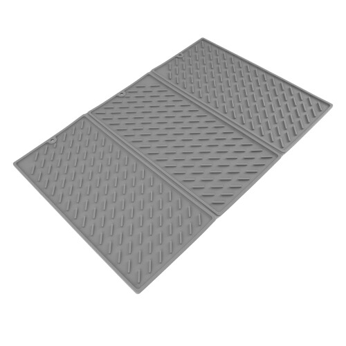 3-Fold Counter Drying Mat 510 g, 6140 cm, Grey 1