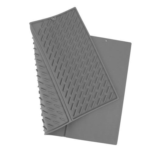 3-Fold Counter Drying Mat 510 g, 6140 cm, Grey 2