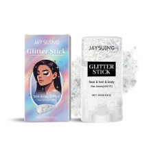 Jaysuing Sequin Glitter Stick (Bright White) Party Dance Performance Makeup, Face And Body Highlight, Shimmering