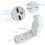 Automatic Air Freshener Dispenser with Smart Light Sensor, Wall Mounted Adjustable Timer for Home and Office 2