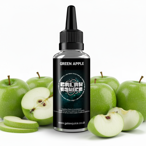Green Apple 100ml E-Liquid No Nicotine Vape